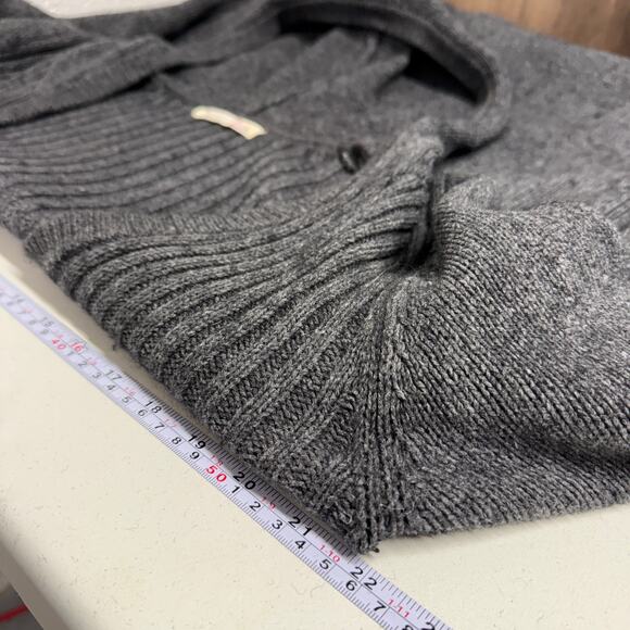 Vtg Old Navy Sweater Dress Size L Cotton Wool Blend Hooded Pocket Y2K Hong Kong - Picture 6 of 11